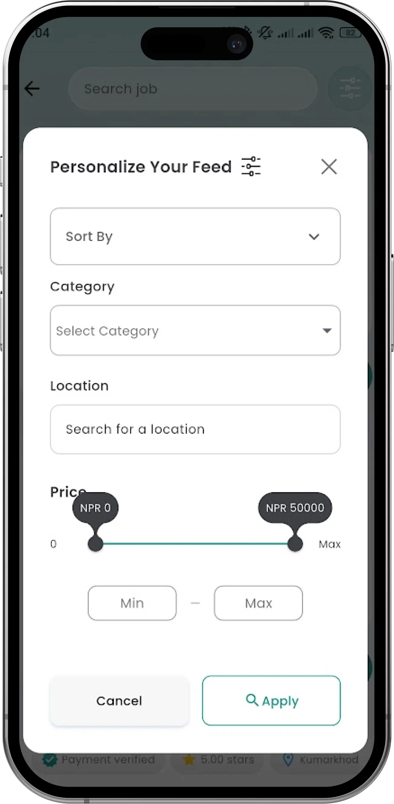 Yaha Chha Filter feed