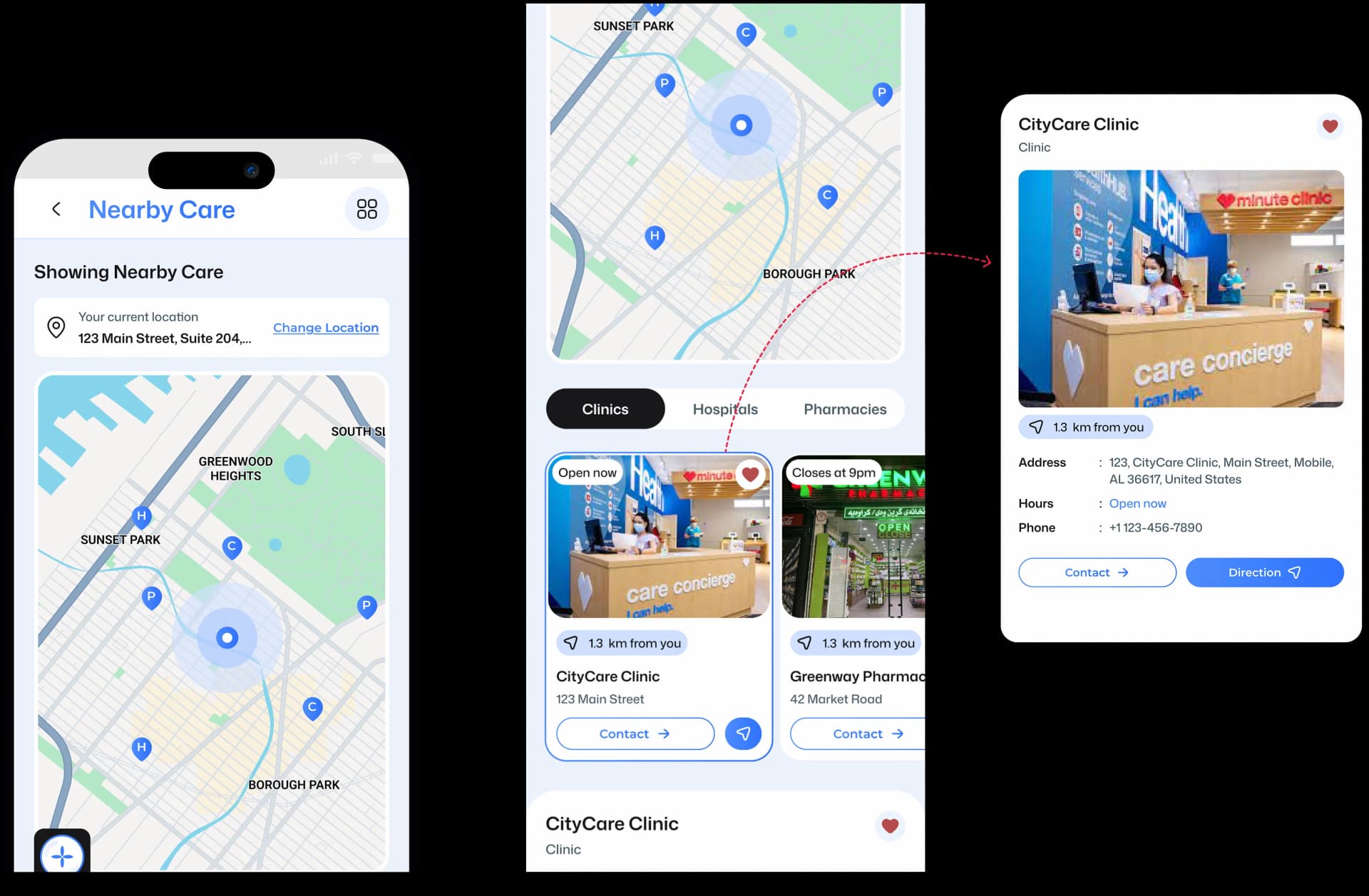 Nearby Healthcare Finder
